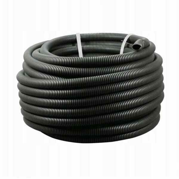 Peszel karbowany RKGS pilot - 25 mm - 25 m - 750N czarny