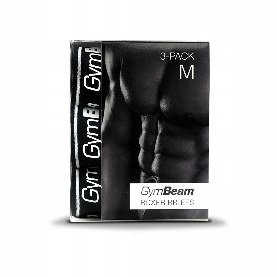 MĘSKIE BOKSERKI SPORTOWE FITNESS 3PACK GymBeam XXL Kod producenta GymBeam