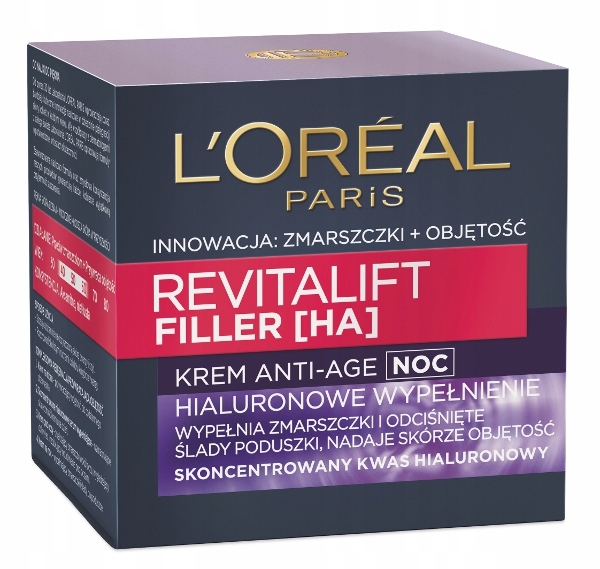 L'Oréal Paris Revitalift Filler noční krém proti stárnutí pleti 50 ml