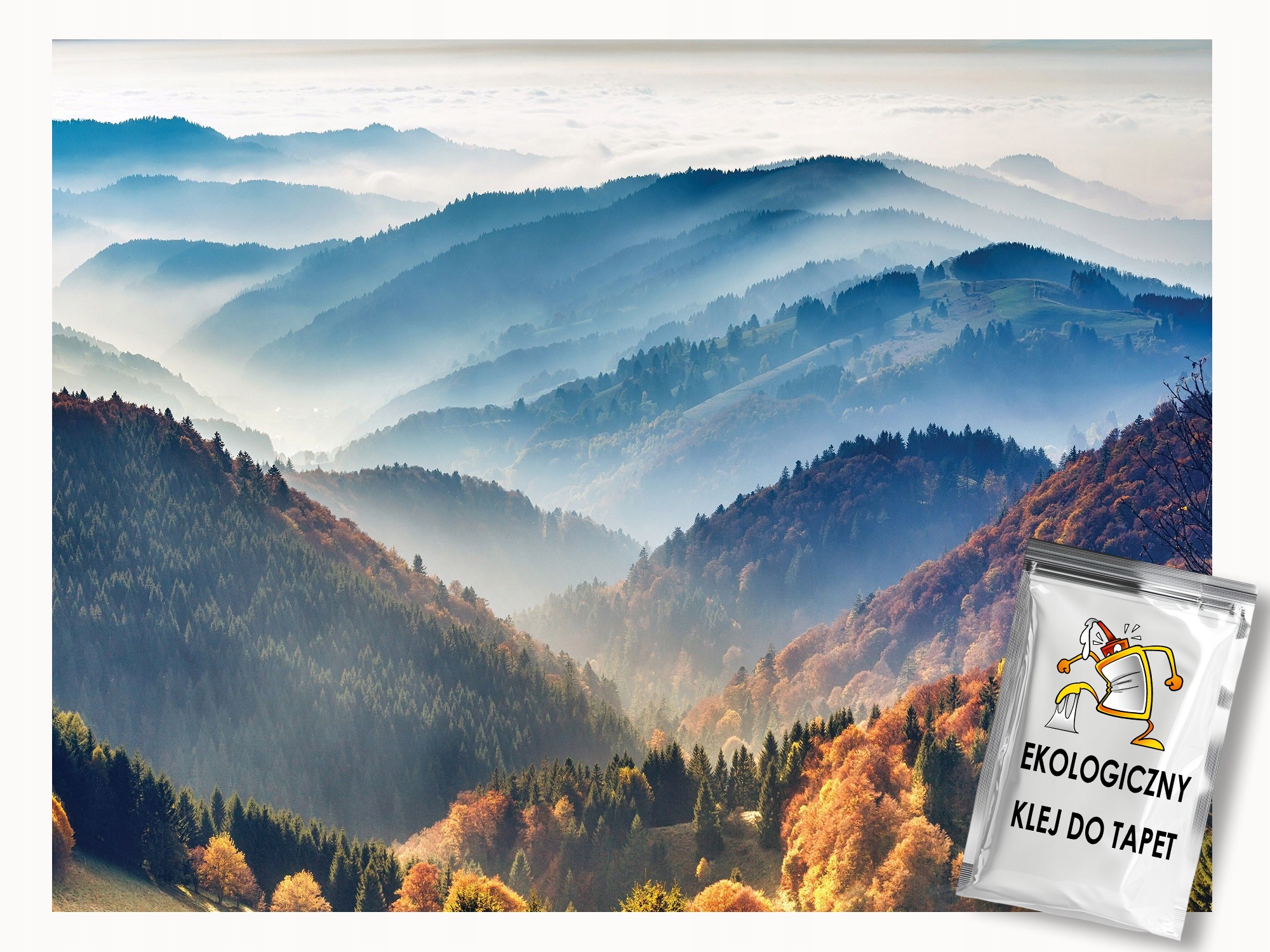 Fototapeta Flizelina Krajina Hory Les Stromy Podzim 400x280 lepidlo