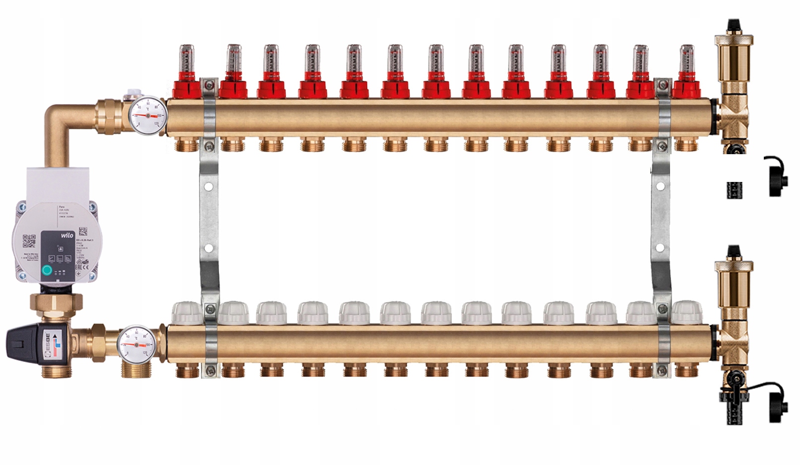 Rozdělovač 13 S Čerpací Skupinou Wilo Pro Podlahovou Krytinu