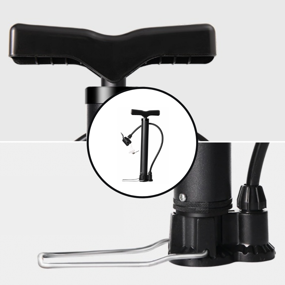 POMPKA ROWEROWA DO PIŁEK BASENU ROWERU MATERACA Z WĘŻYKIEM RĘCZNA+KOŃCÓWKI Model UNIWERSALNA