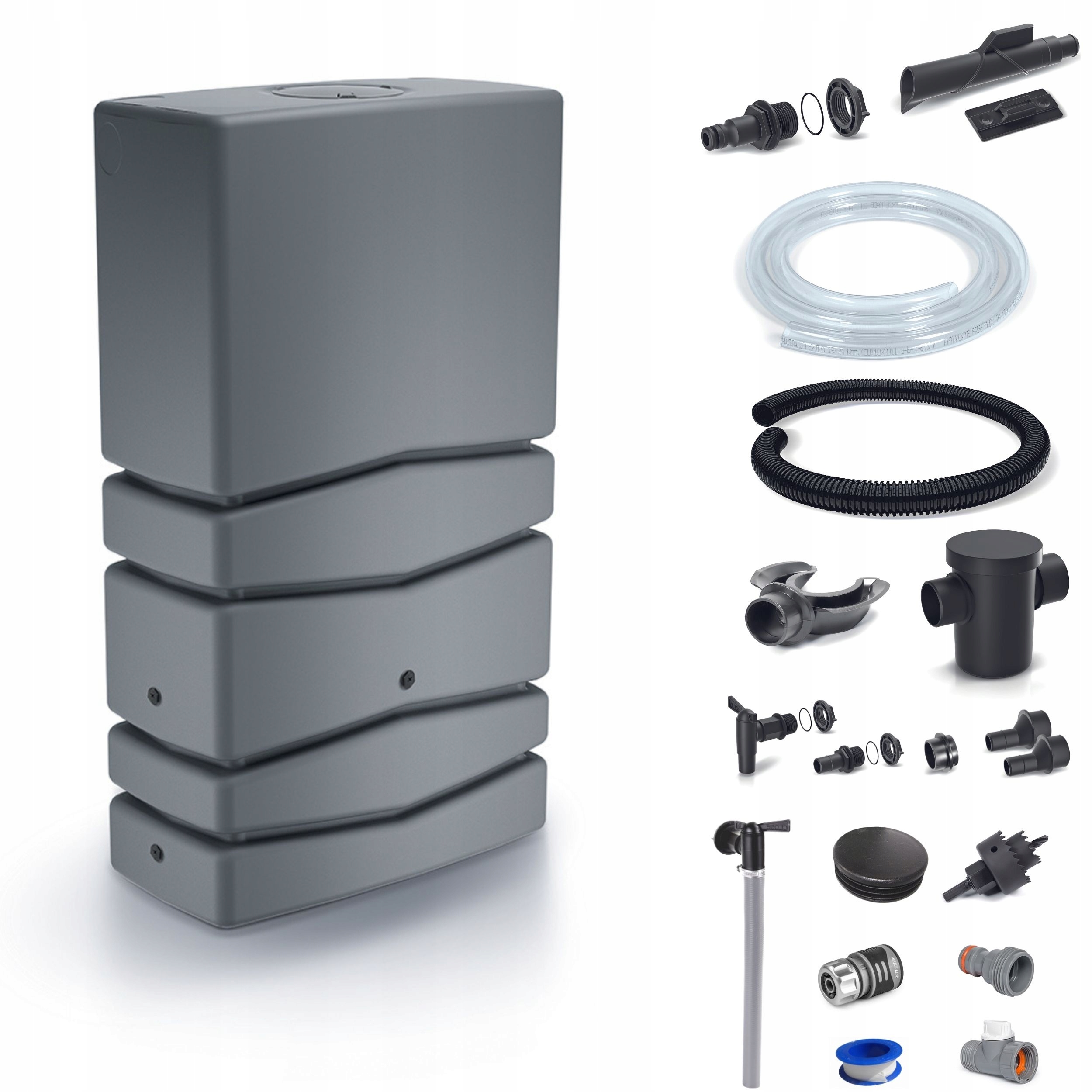 

Zbiornik na deszczówkę Aqua Tower 350l przyłącza