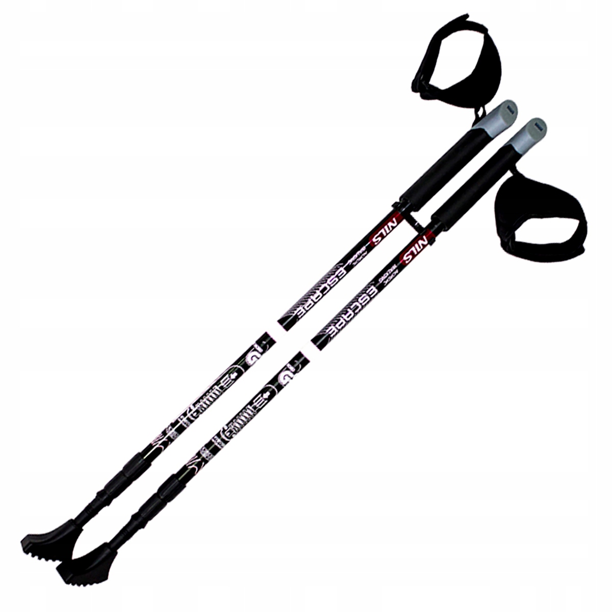 Kije do chodzenia nordic walking z regulowanym paskiem Nils