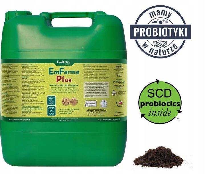 EmFarma Plus 20L Biologiczny preparat użyźniający glebę Probiotics Polska