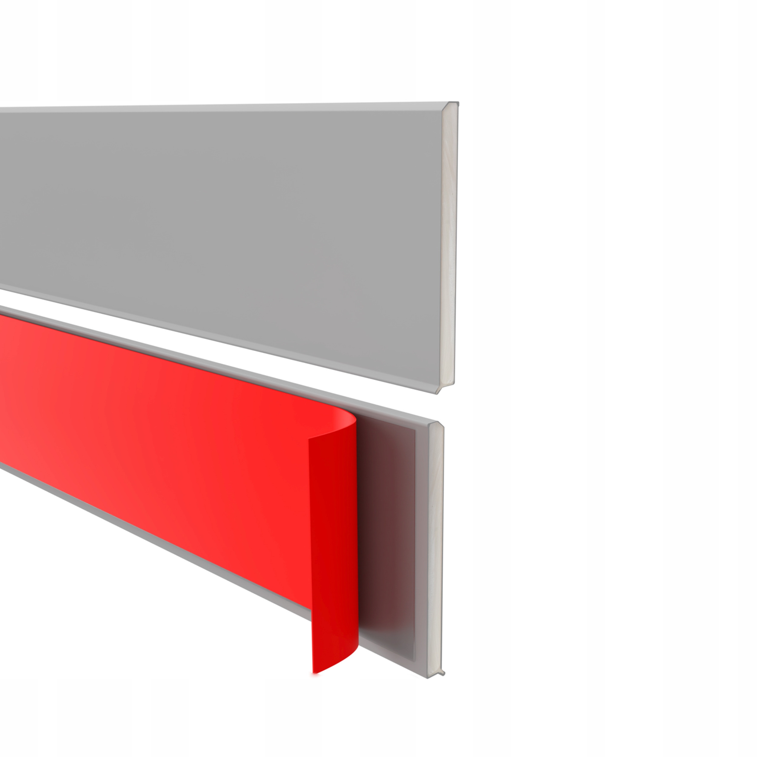 Samolepiaca podlahová lišta Pvc, Premium, 100 mm x 10 m, šedá RAL7042