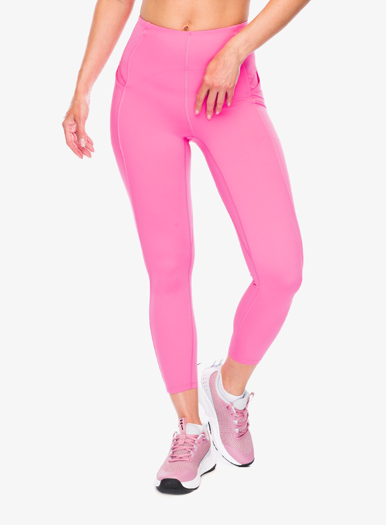 Dámské tréninkové legíny Under Armour Meridian Ankle Leg Pintuk gum M