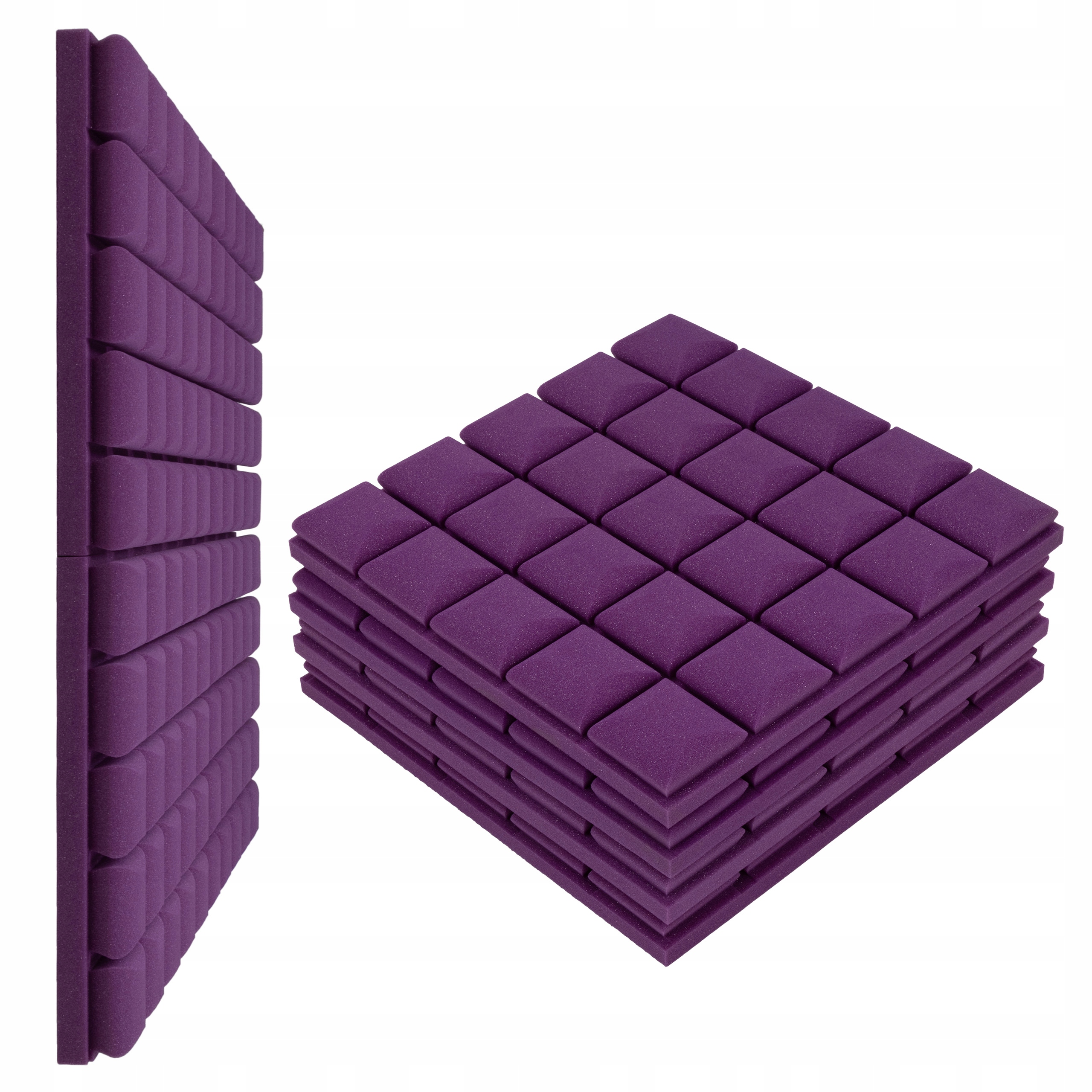 Konvexní nástěnná kostka Akustická barva vřesová do pokoje gamera 1 m²