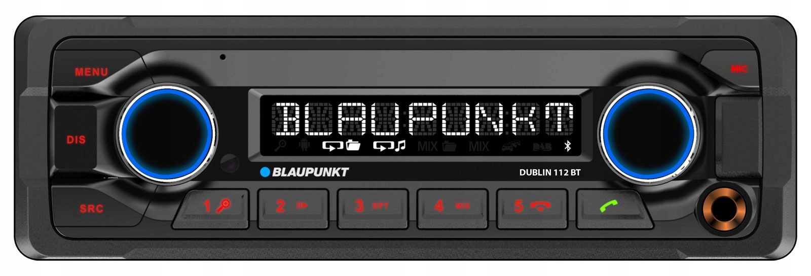 Blaupunkt Dublin 112 Bt autorádio MP3 Usb Bluetooth Aux-in