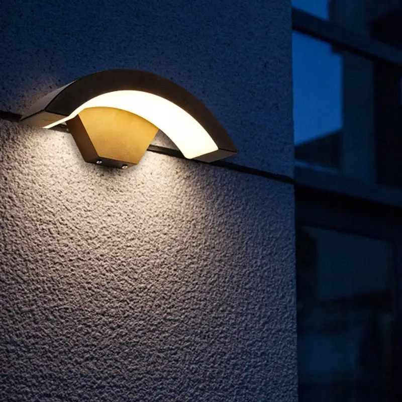 Lampa zahradní fasádní venkovní nástěnné svítidlo Led 18W Hydroizolace IP65
