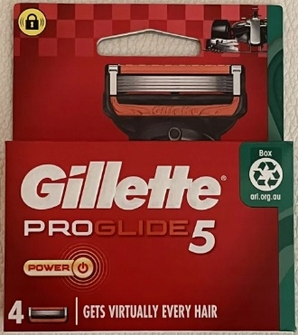 Gillette Fusion Proglide Power náplně 4ks Austrálie