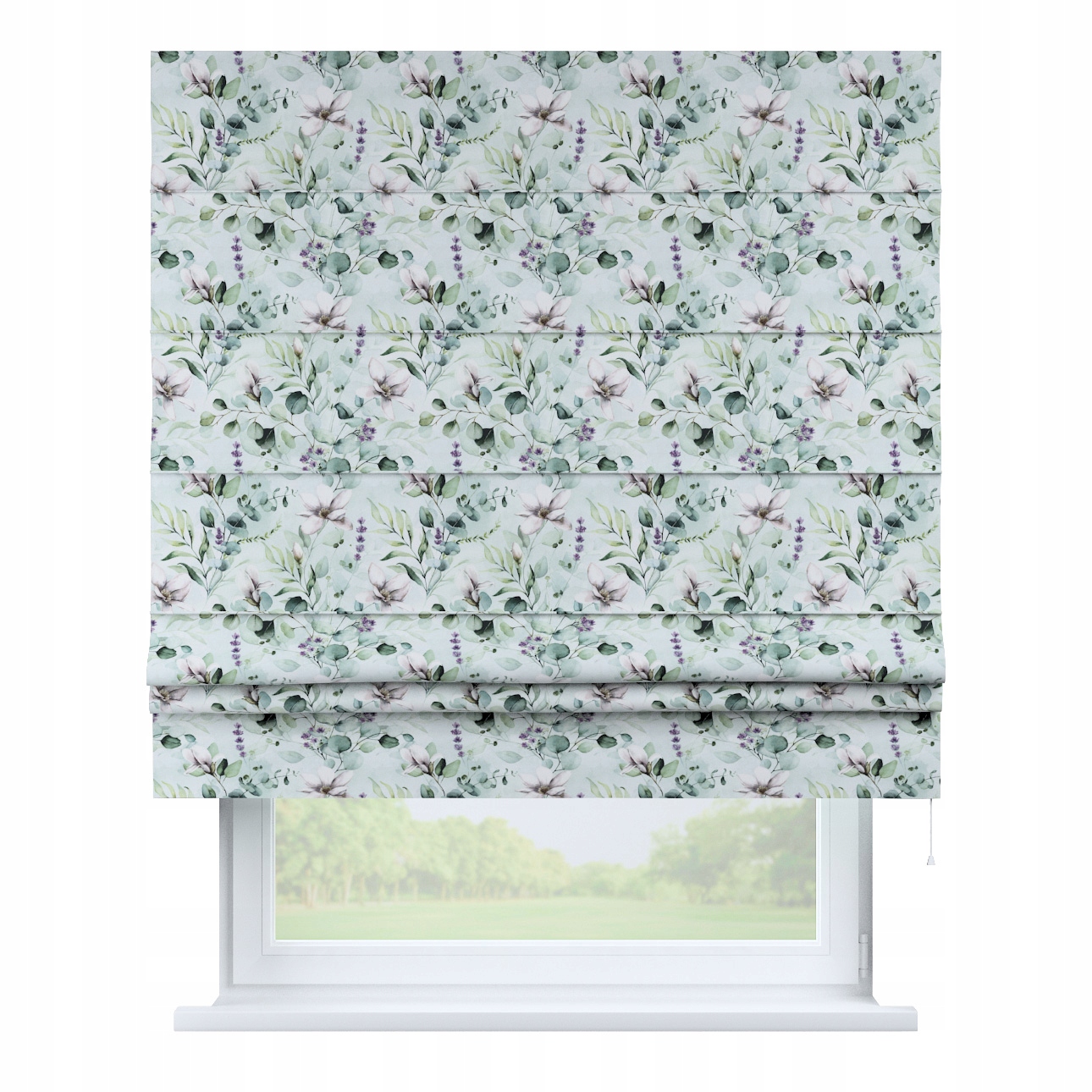 Hotová rímska roleta Padva 120x150 cm zelená