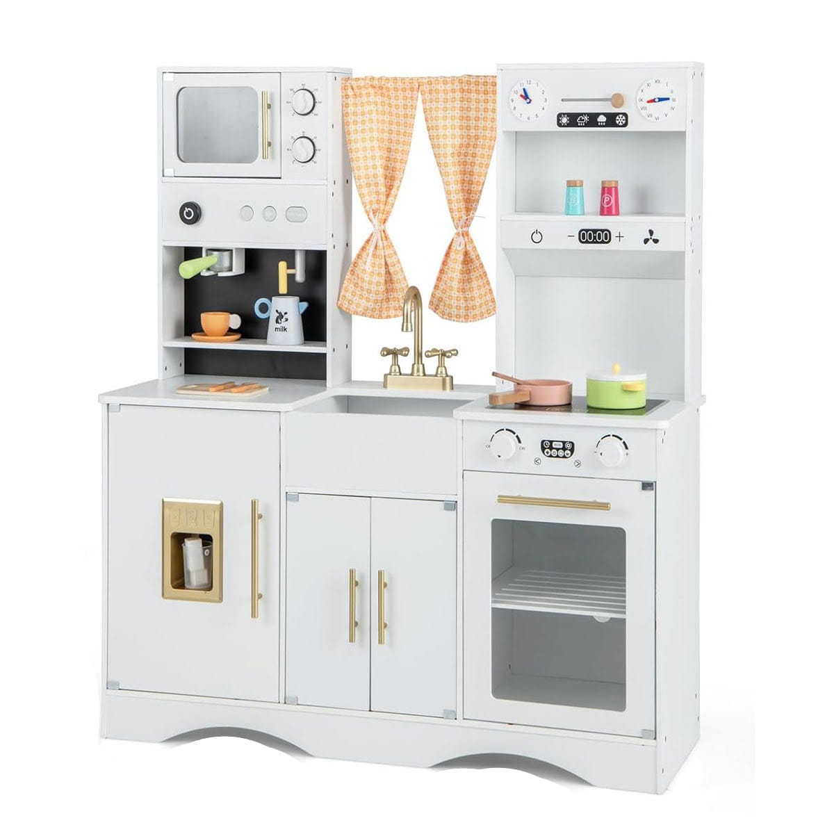 Drewniana kuchnia dla dzieci Zabawka 102 x 35 x 110 cm