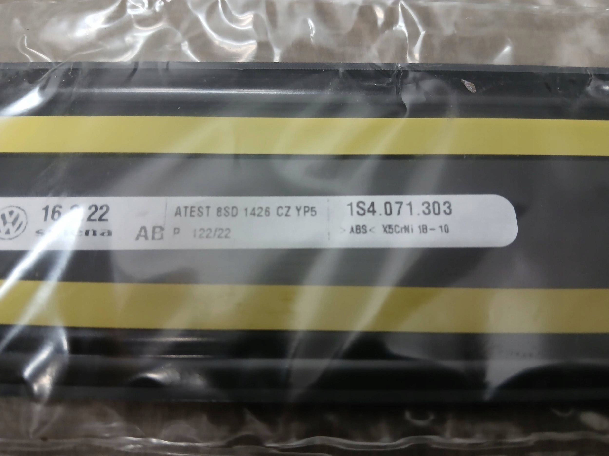 Jupe Moulage Couverture Interne VW UP Neuf ORYGINALNE 1S4071303