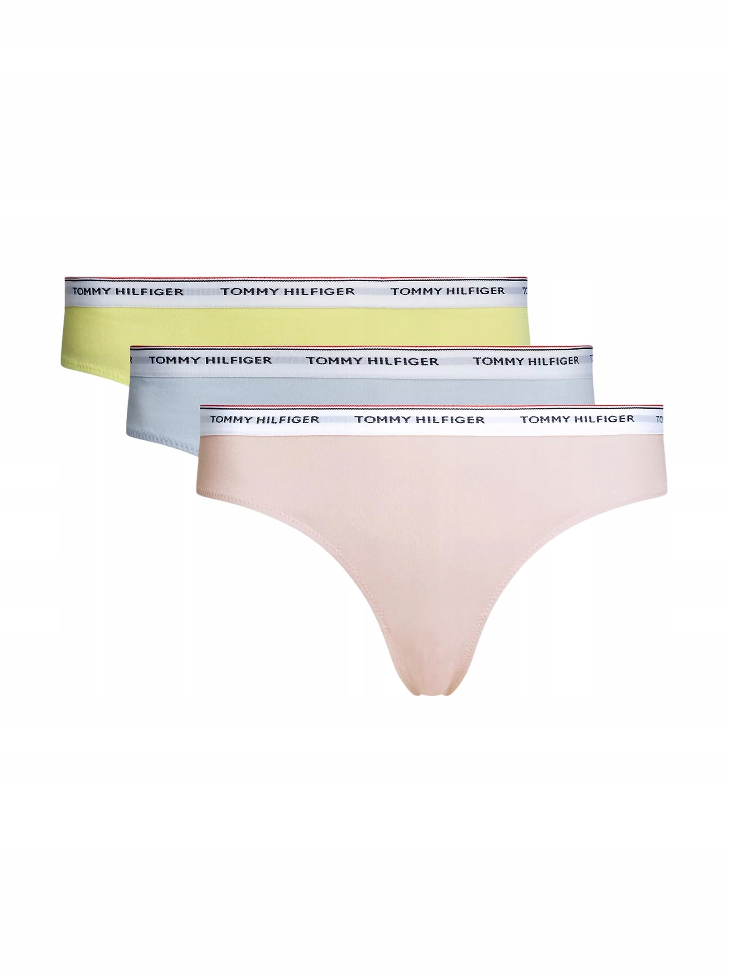 Tommy Hilfiger Dámské Bikini Kalhotky 3P Bikini Růžové/žluté/modré vel. S