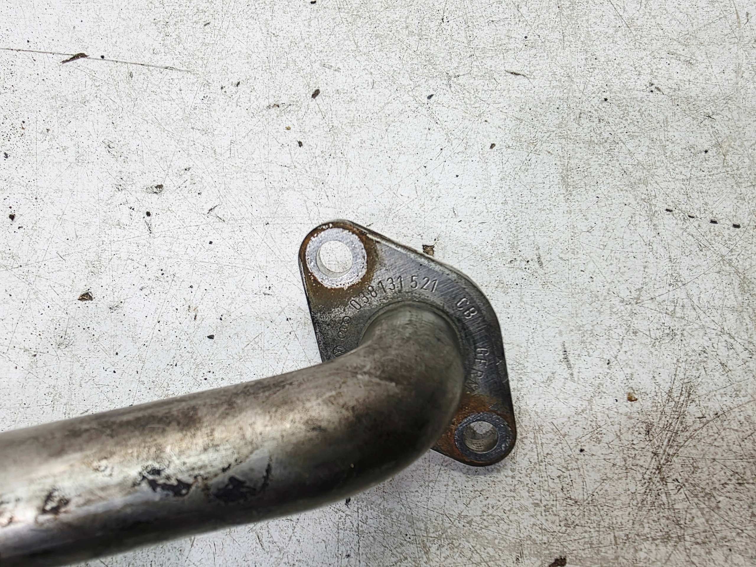 pipe wiring EGR AUDI A4 B7 1.9 2.0 TDI 038131521CB