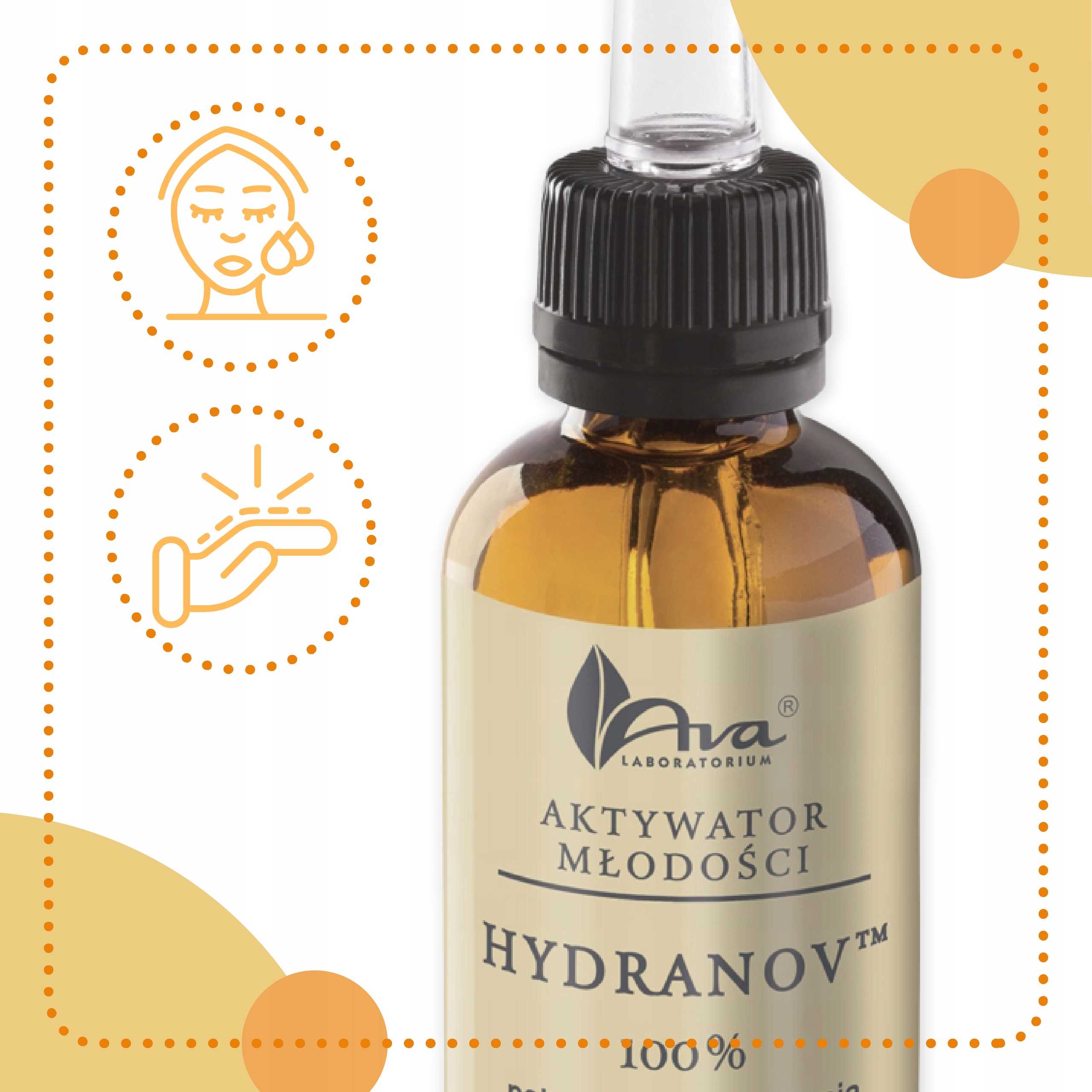 Ava Aktywator serum do twarzy nawilżające Młodości Hydranov 30 ml Marka Ava Laboratorium