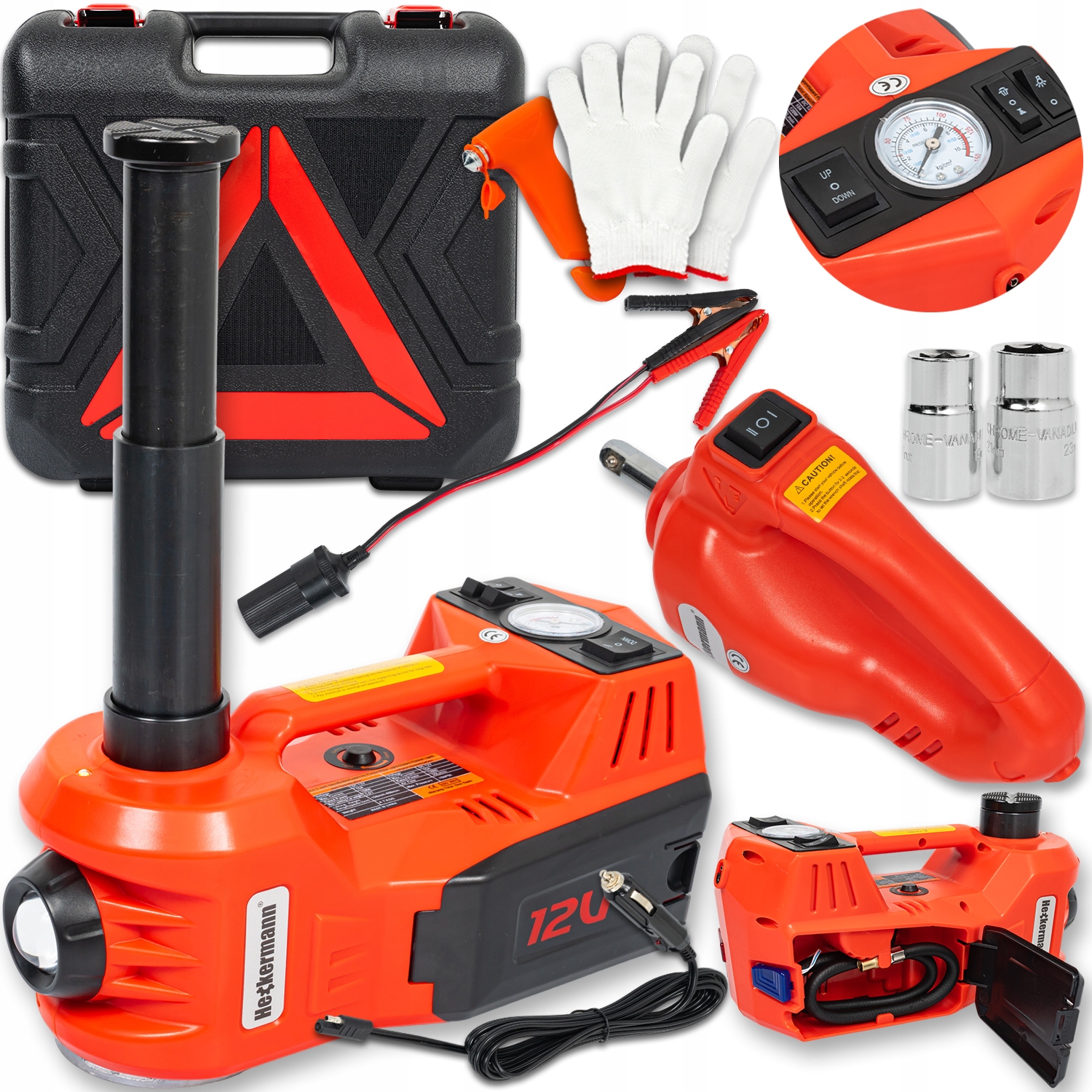 Hever Elektricko-hydraulický 5 Tun Automatický Klíč Sada