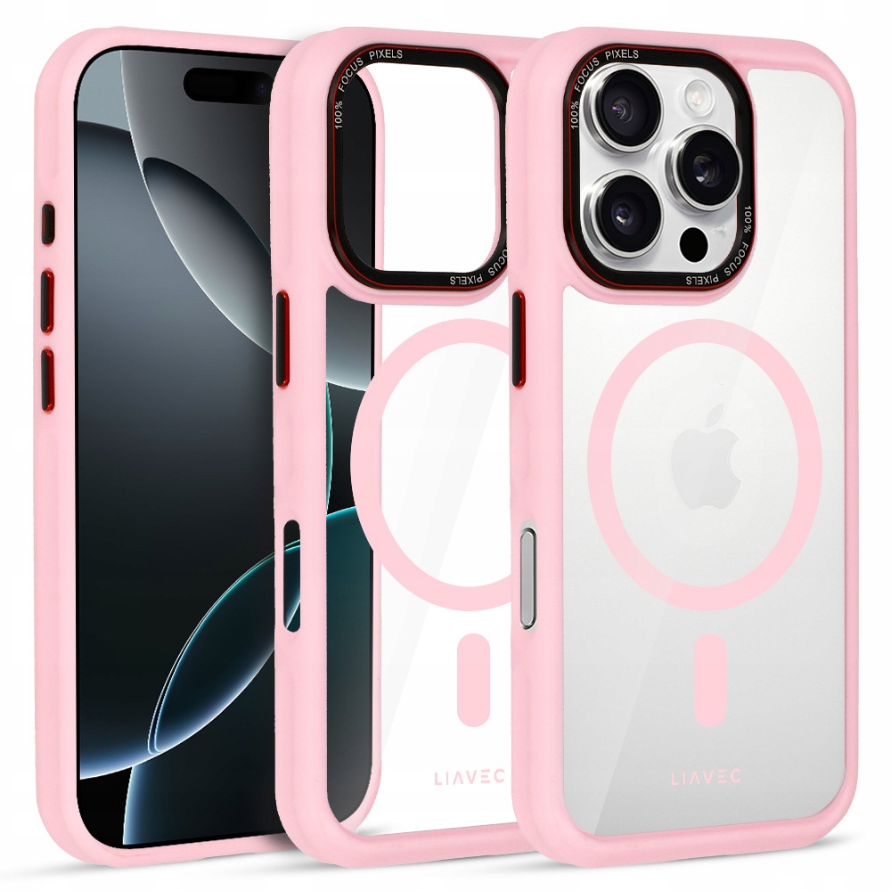 Etui do iPhone 16 Pro Liavec Hybrid MagSafe bezbarwny