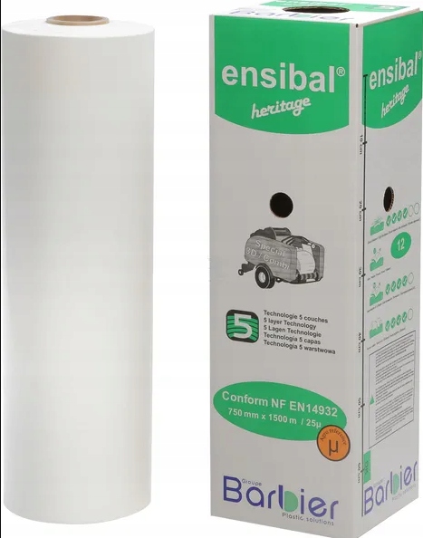 ENSIBAL folia do bel sianokiszonki biała 750mm 25um x 1500m