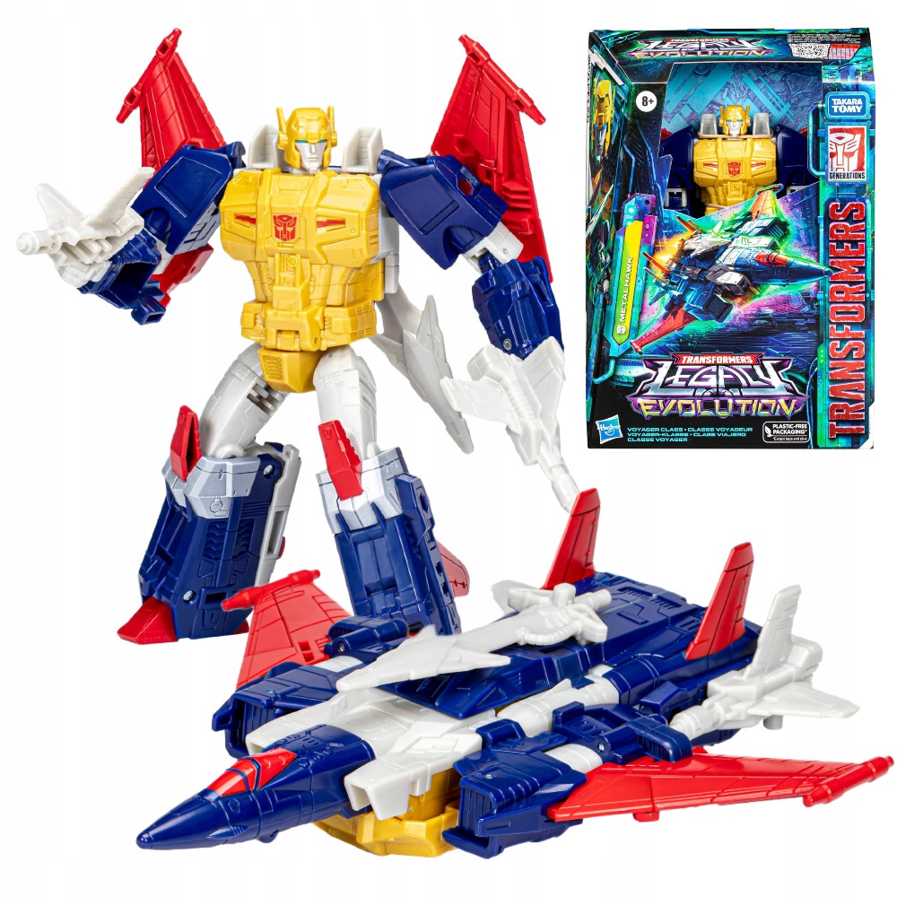 Transformers Legacy Evolution Autobot Auto Robot 2V1 Figurka Metalhawk