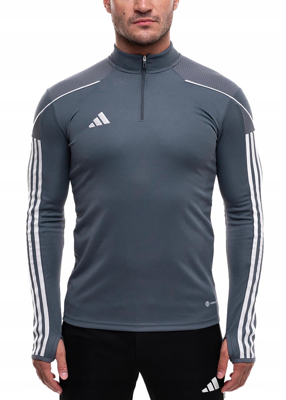 Pánská Mikina adidas Sportovní Tréninková Pohodlná Zip 1/4 Tiro 23 vel XXL