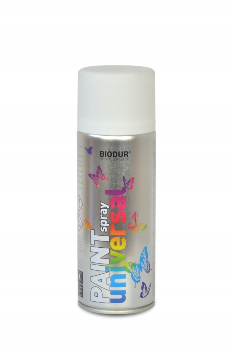 

Farba Spray Biały Matowy 400ml Biodur Emalia 9010