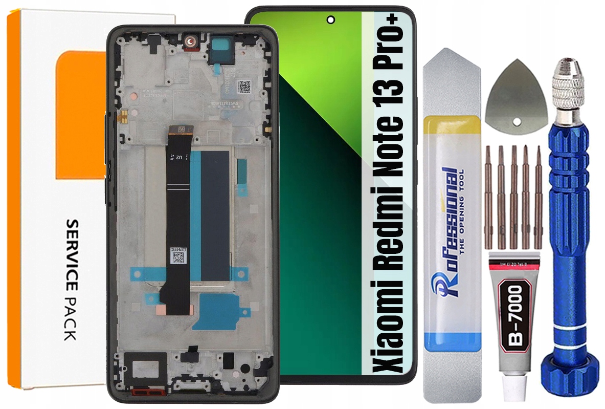 Displej Pro Xiaomi Redmi Note 13 Pro Plus Originální LCD Displej Rámeček