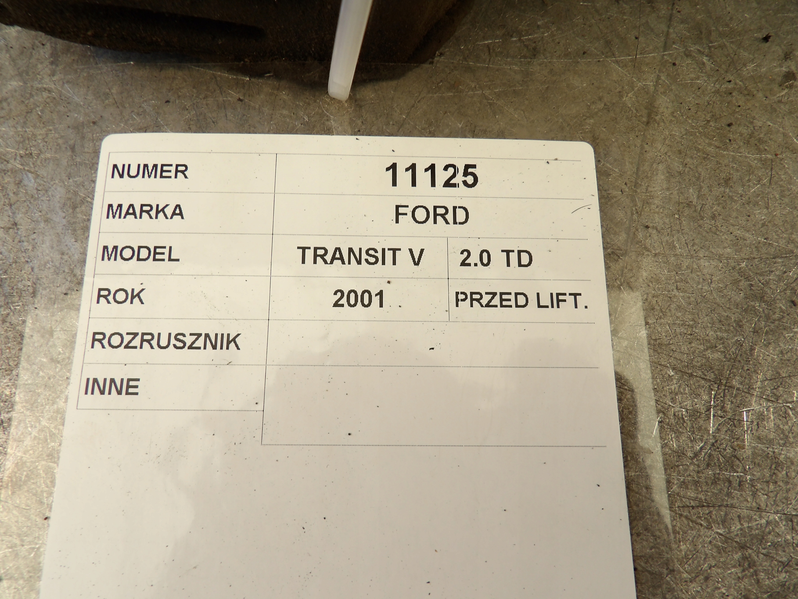 Ford Transit V starter 2,0TD