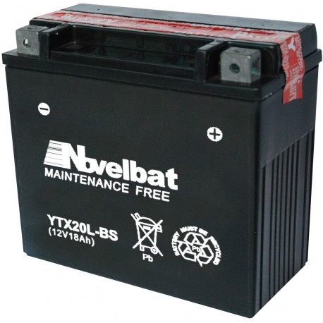 Акумулятор NOVELBAT YTX20L-BS 18AH 250A