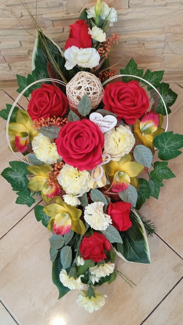 DEDYKACJA napis KOCHANEJ MAMIE, TACIE, BABCI itp. Marka Frezja