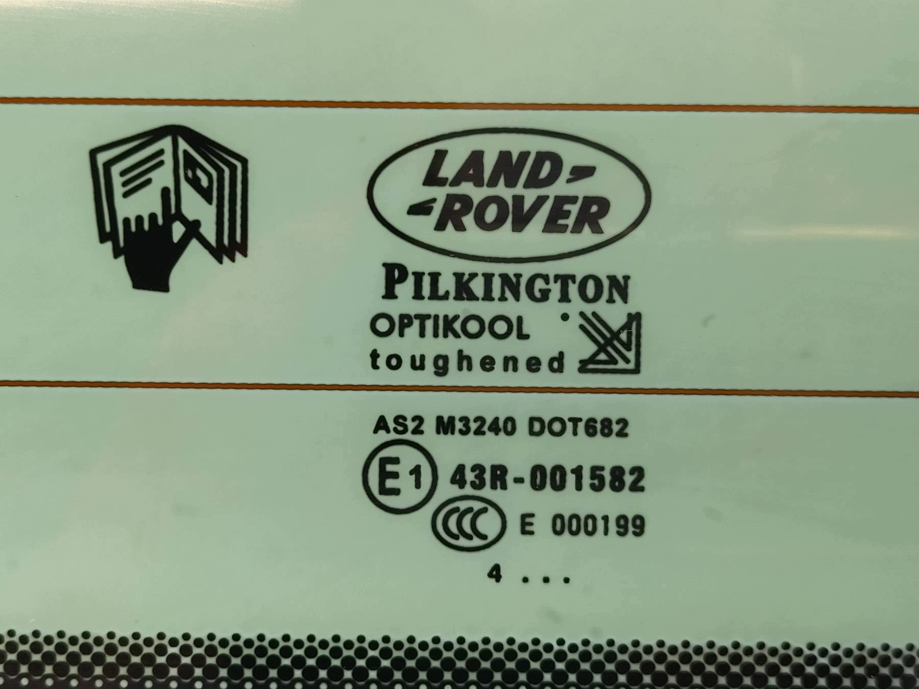window rear Land Rover Freelander and (1996-2006)