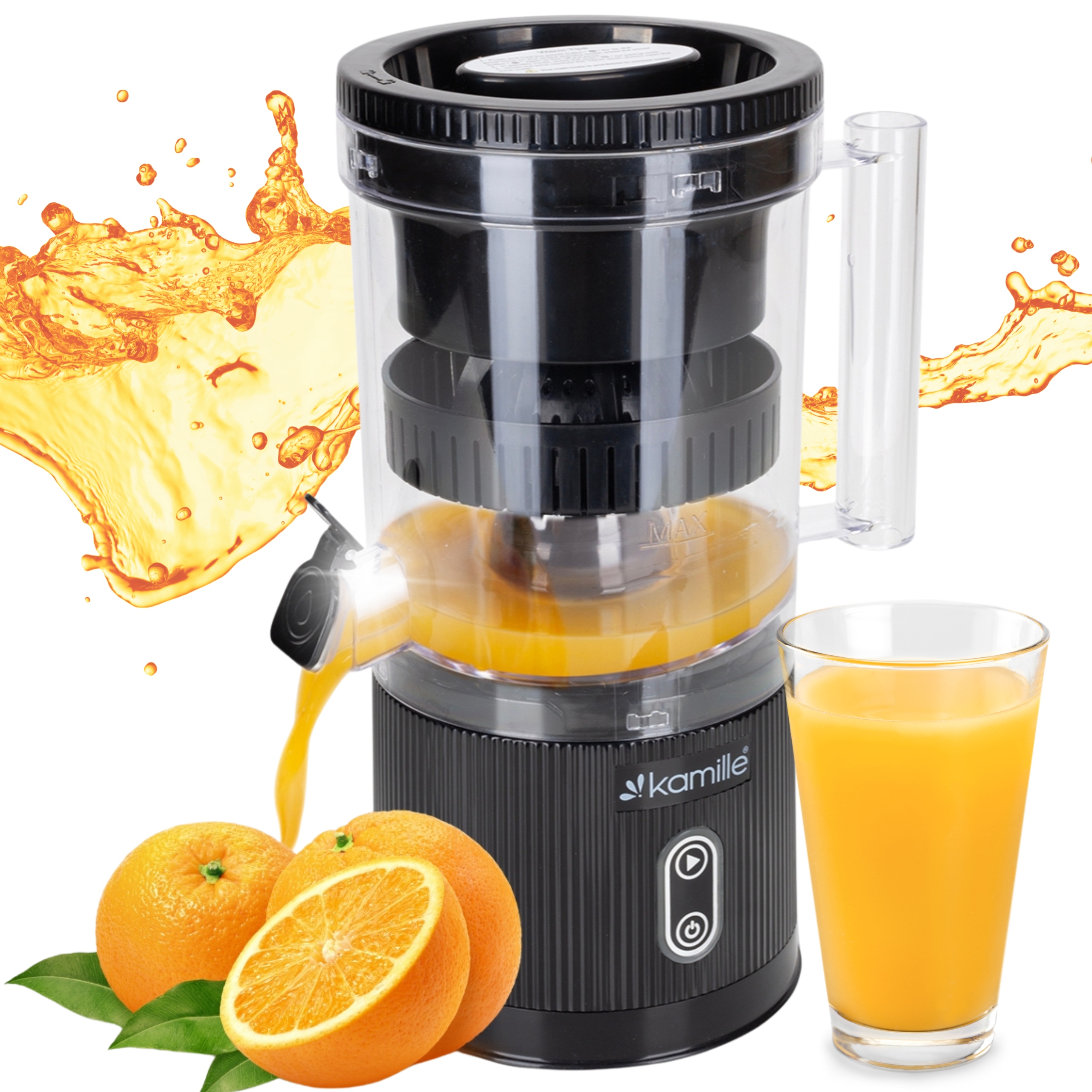 Elektrický Odšťavňovač Na Citrusy A Ovocné Šťávy Bezdrátový Usb