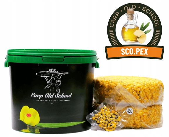 Návnadová kukuřice Carp Old School Kbelík Scopex 10 kg