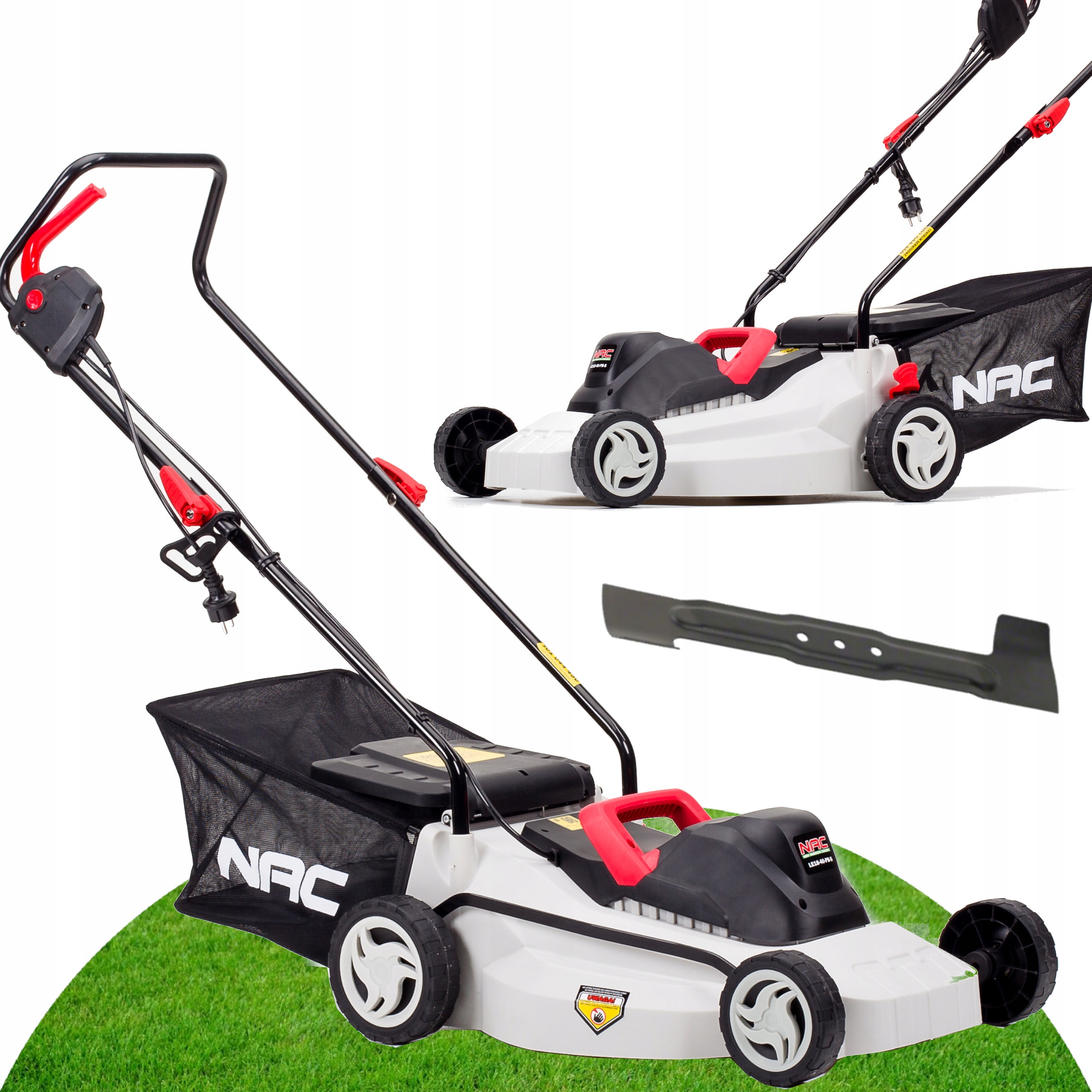 

Kosiarka elektryczna Nac LE18-40-PB-S 1800W 40 CM