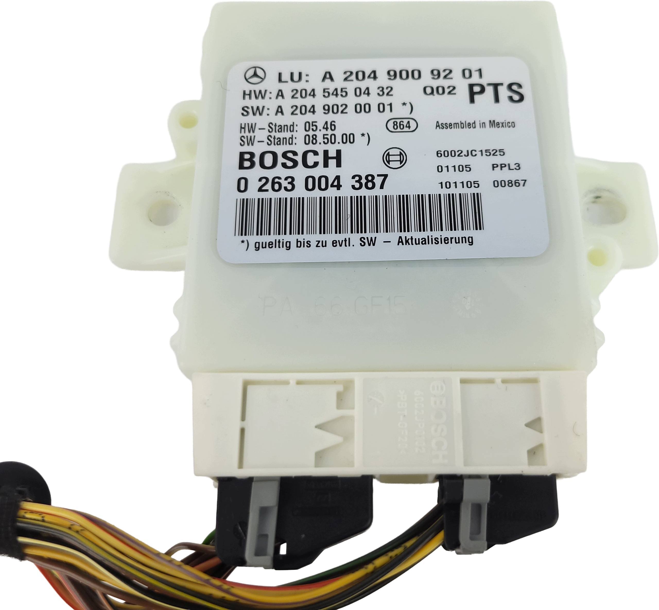 MERCEDES GLK X204 module control unit PDC sensors reversing A2049009201