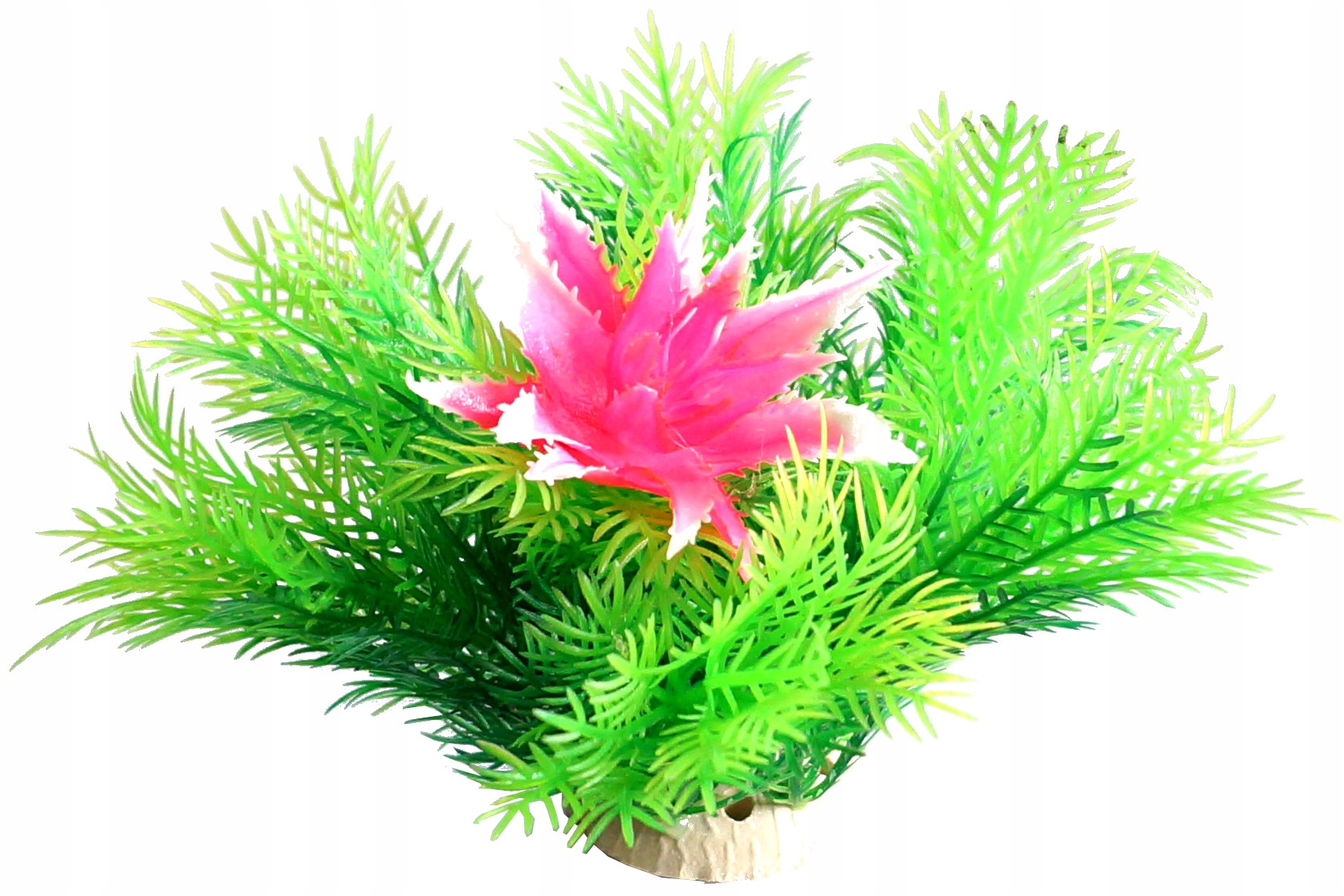 

roślinka sztuczna do akwarium w kępce roślina 12cm