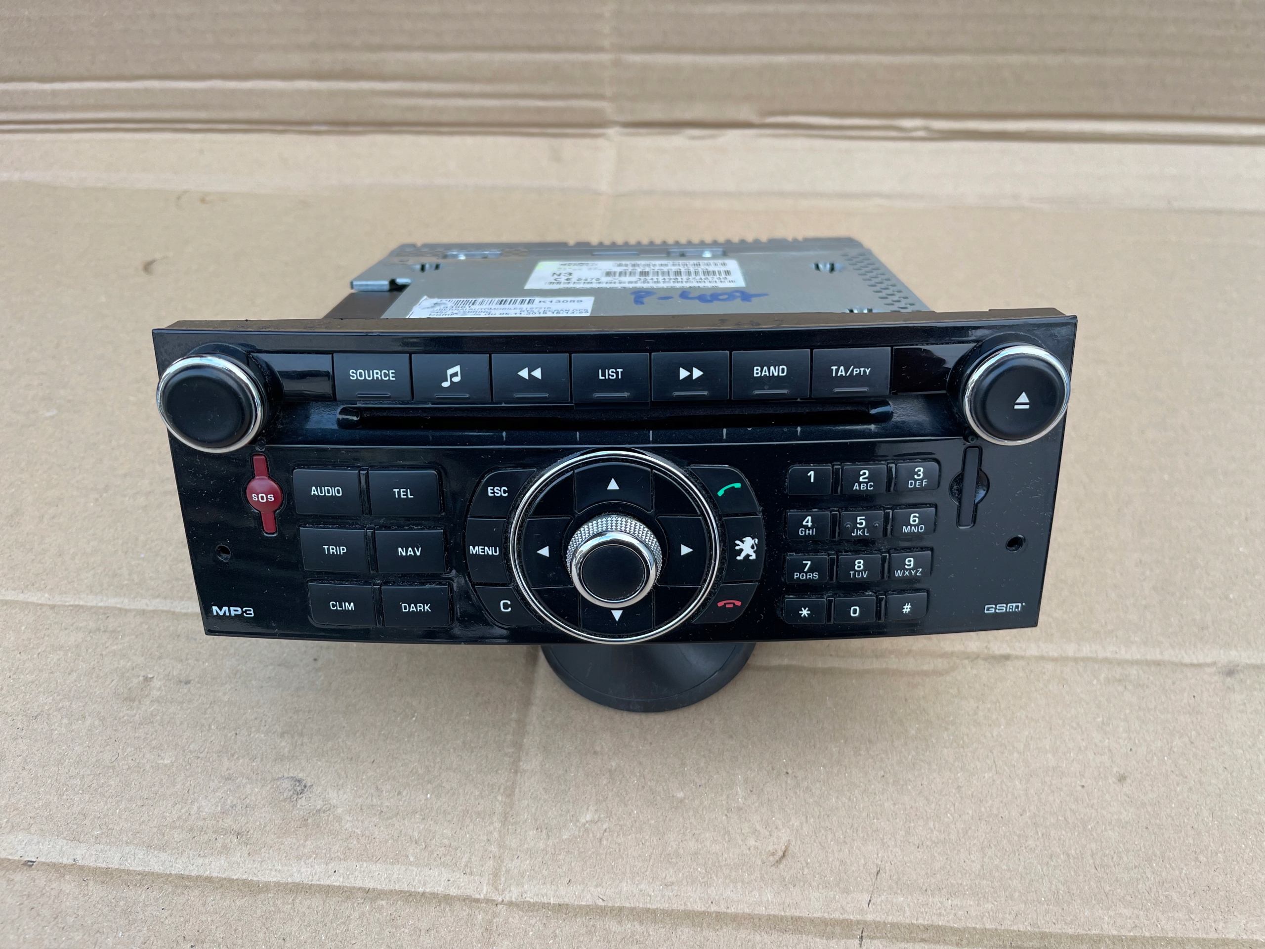 RADIO NAWIGACJA RT5 PEUGEOT 407 96736238XN