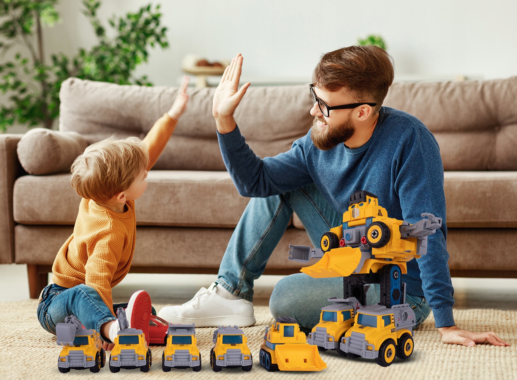 СТРОИТЕЛЬНЫЕ МАШИНЫ ДЛЯ СБОРКИ РОБОТ-ТРАНСФОРМАЦИЯ ШУРУПОВЕРТ 5-В-1 БУЛЬДОЗЕР Сертификаты, заключения, одобрения CE EN 71