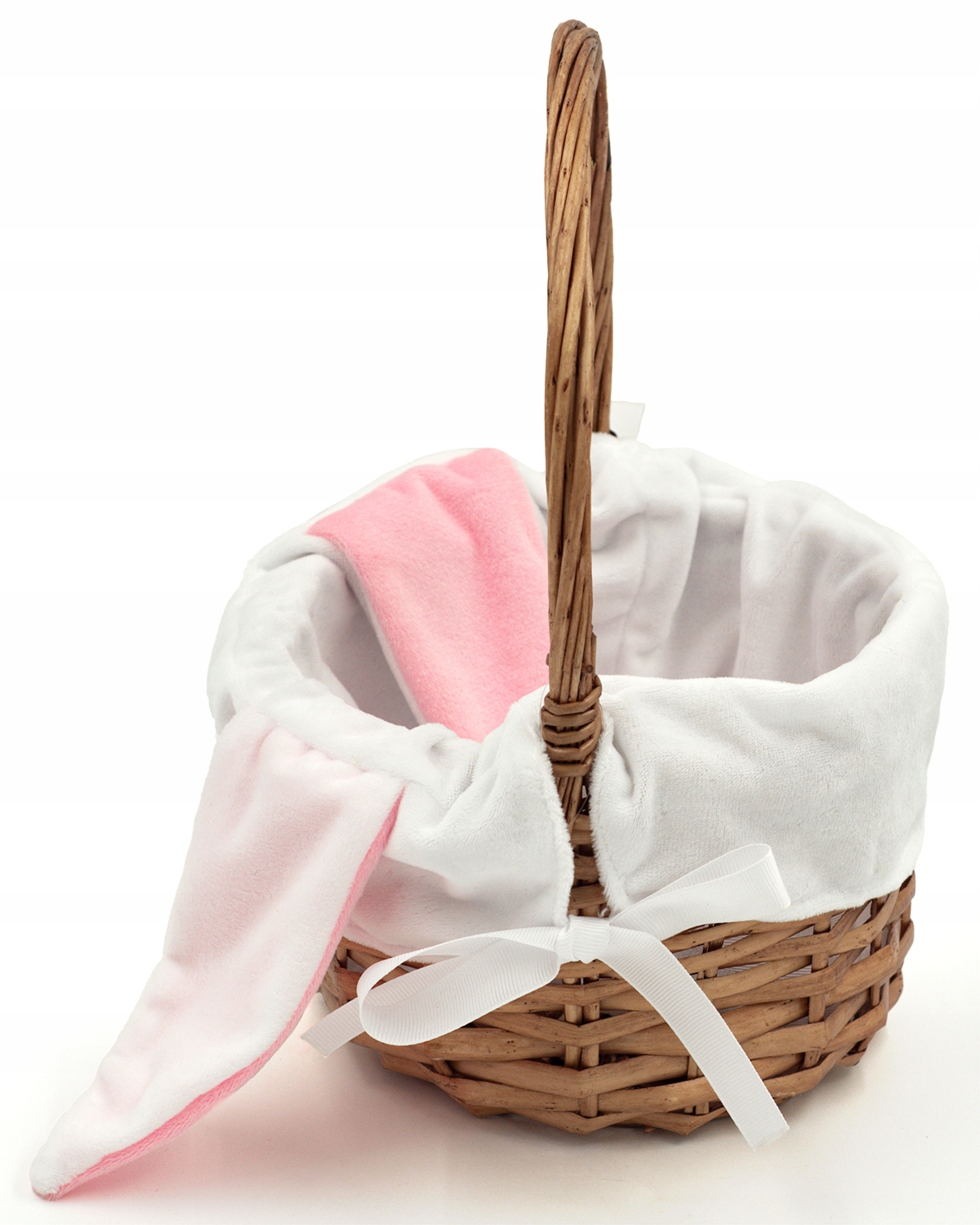 KOSZYK WIELKANOCNY DLA DZIECI KRÓLICZEK PLUSZOWY KOSZYCZEK NA ŚWIĘCONKĘ Marka inna