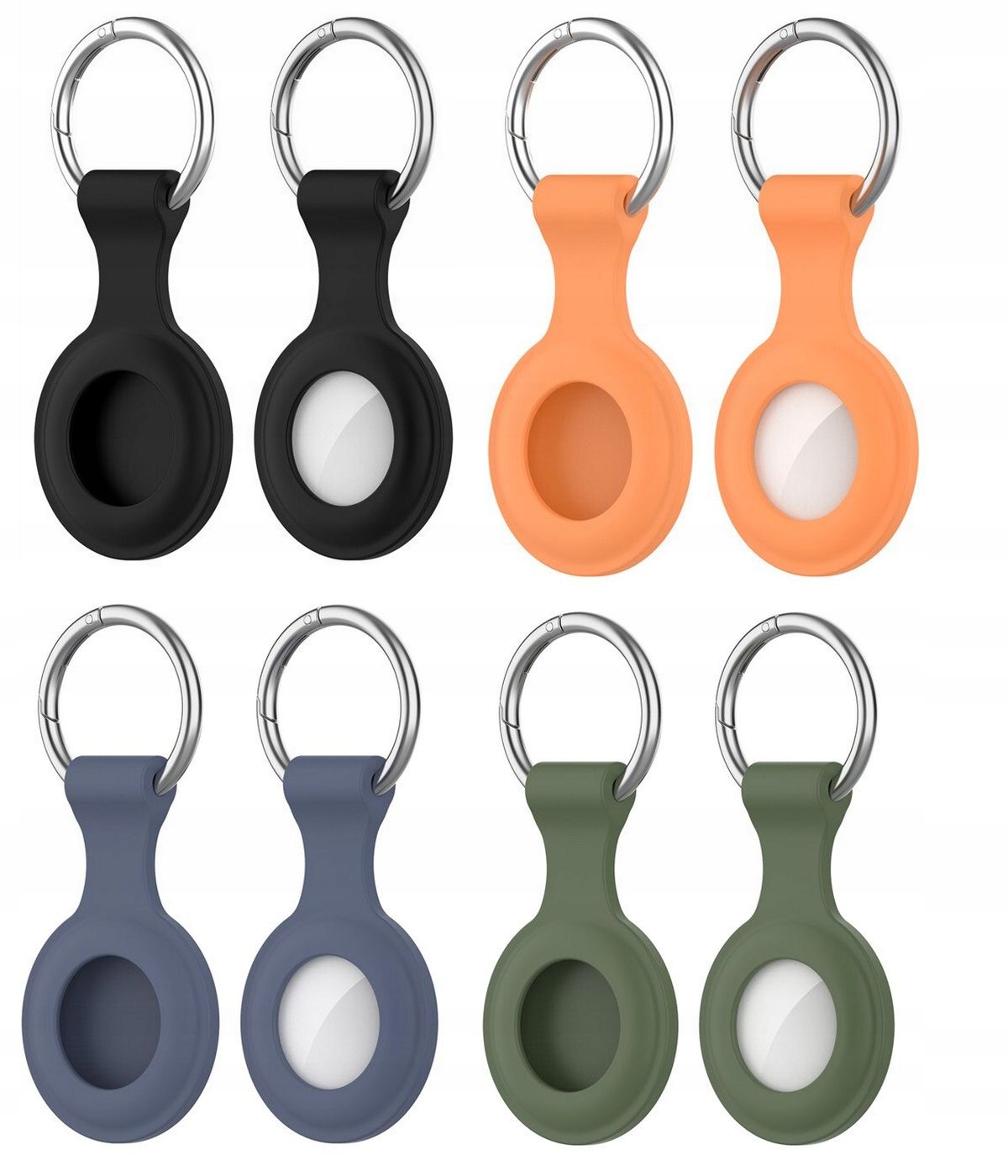 ETUI SILIKONOWE CASE DO APPLE AIRTAG - KOLORY Pasuje do modelu APPLE AIRTAG