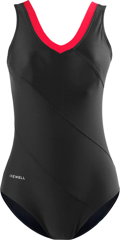 Dámské Plavky Crowell Angie KOL.01 Černo-červené vel. 48