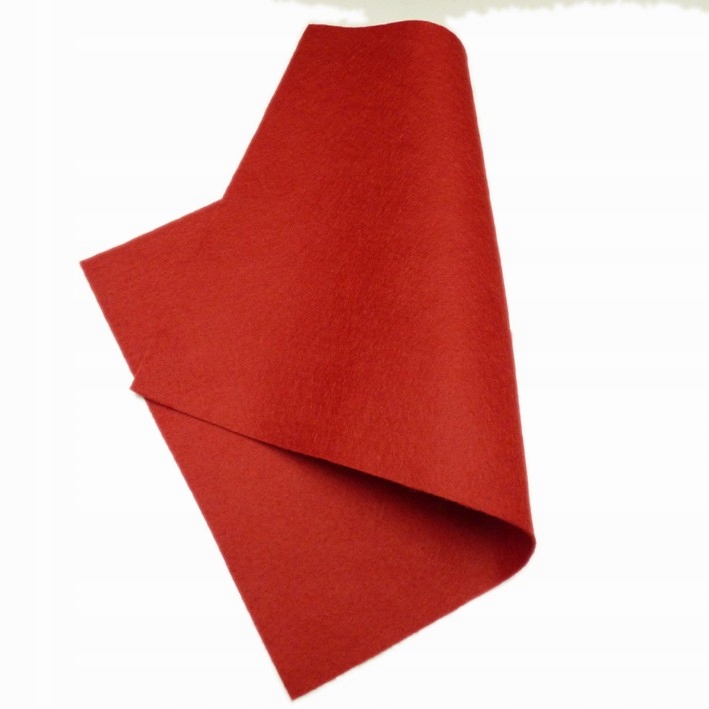 Filc 1mm, wełna, szer.180cm, 0.1mb- Rubin