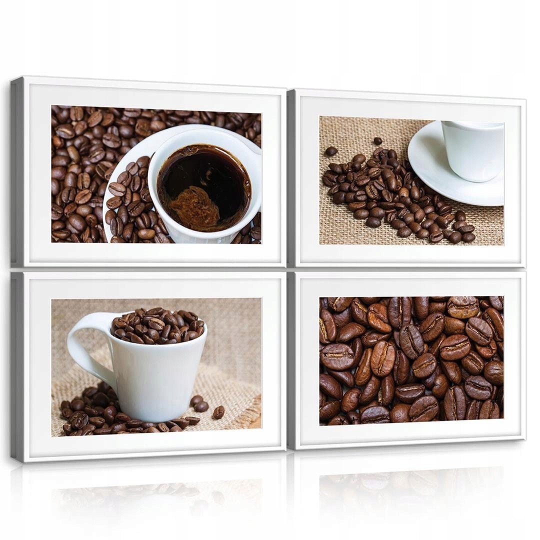 Obraz 120x80 Káva zrná šálka aróma ráno teplo energia