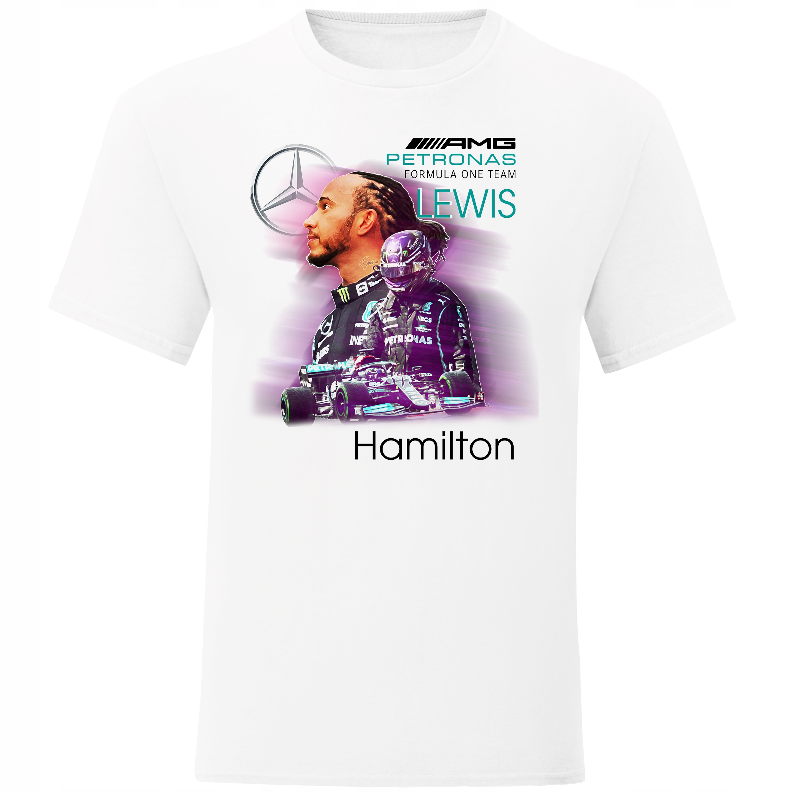 KOSZULKA MĘSKA LEWIS HAMILTON F1 RACING TEAM XL