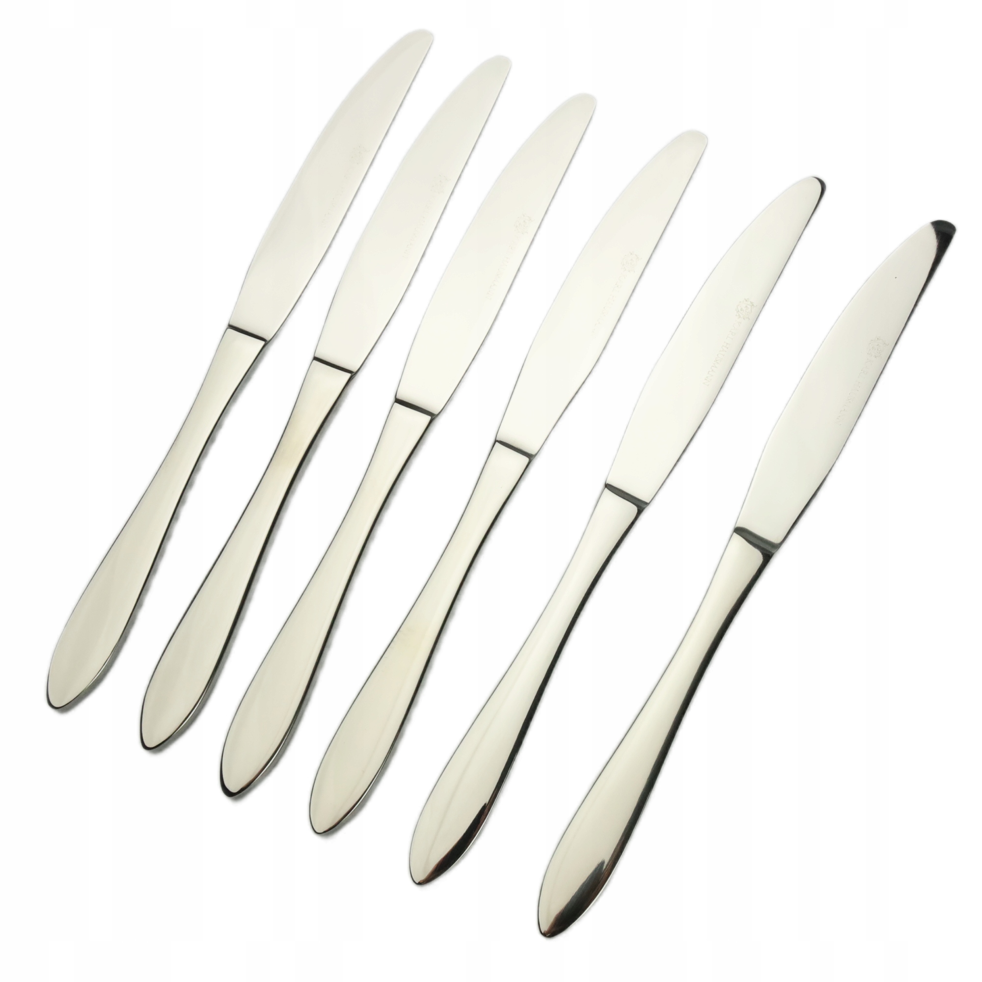 NÓŻ STOŁOWY obiadowy NOŻE STOŁOWE Z ZĄBKAMI SZTUĆCE 6 szt STAL NIERDZEWNA Liczba sztuk 6 szt.