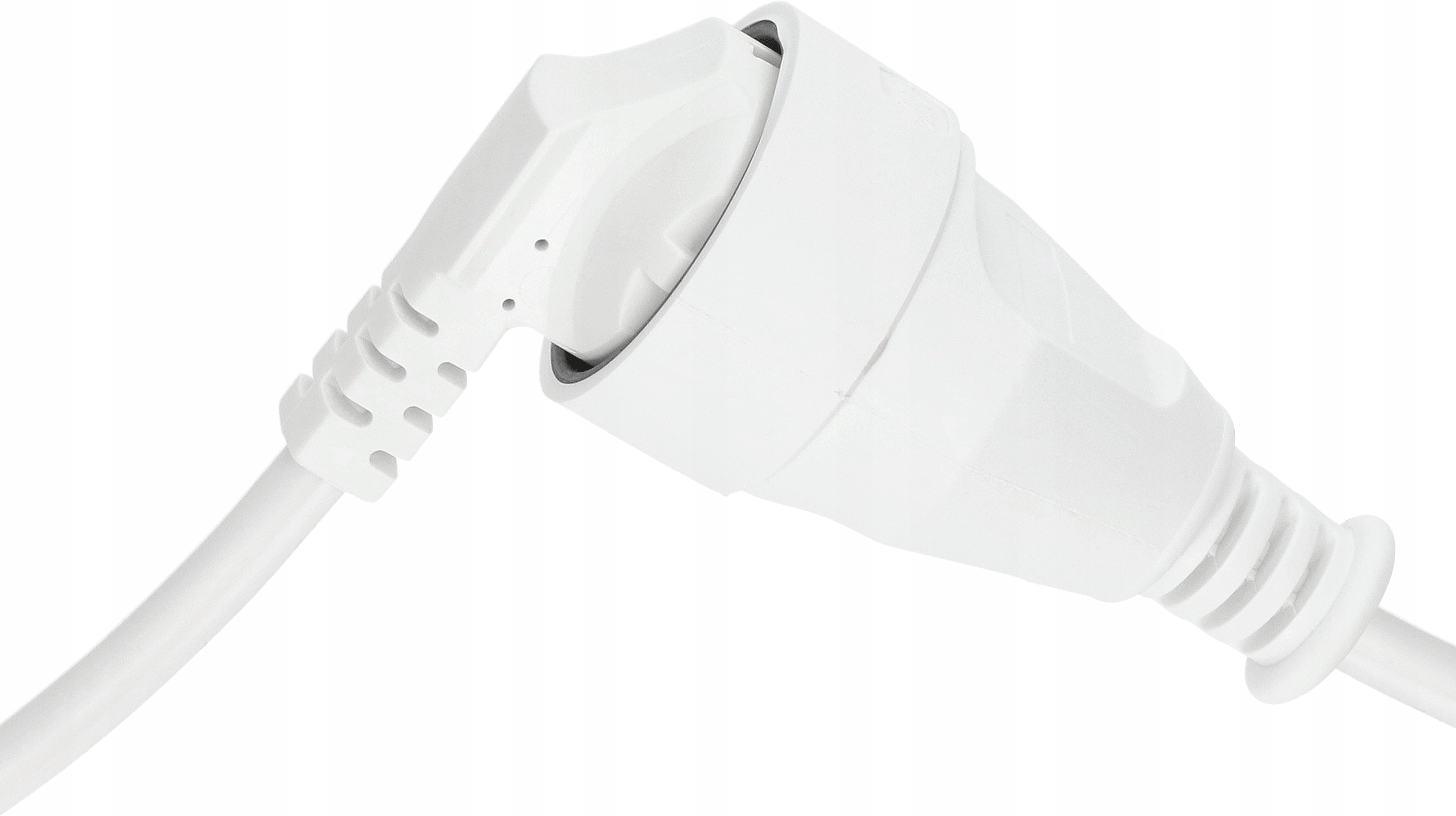 Przedłużacz pojedynczy z uziemieniem 16A ~ 3680W 3x1,5 1,5m biały Typ pojedynczy