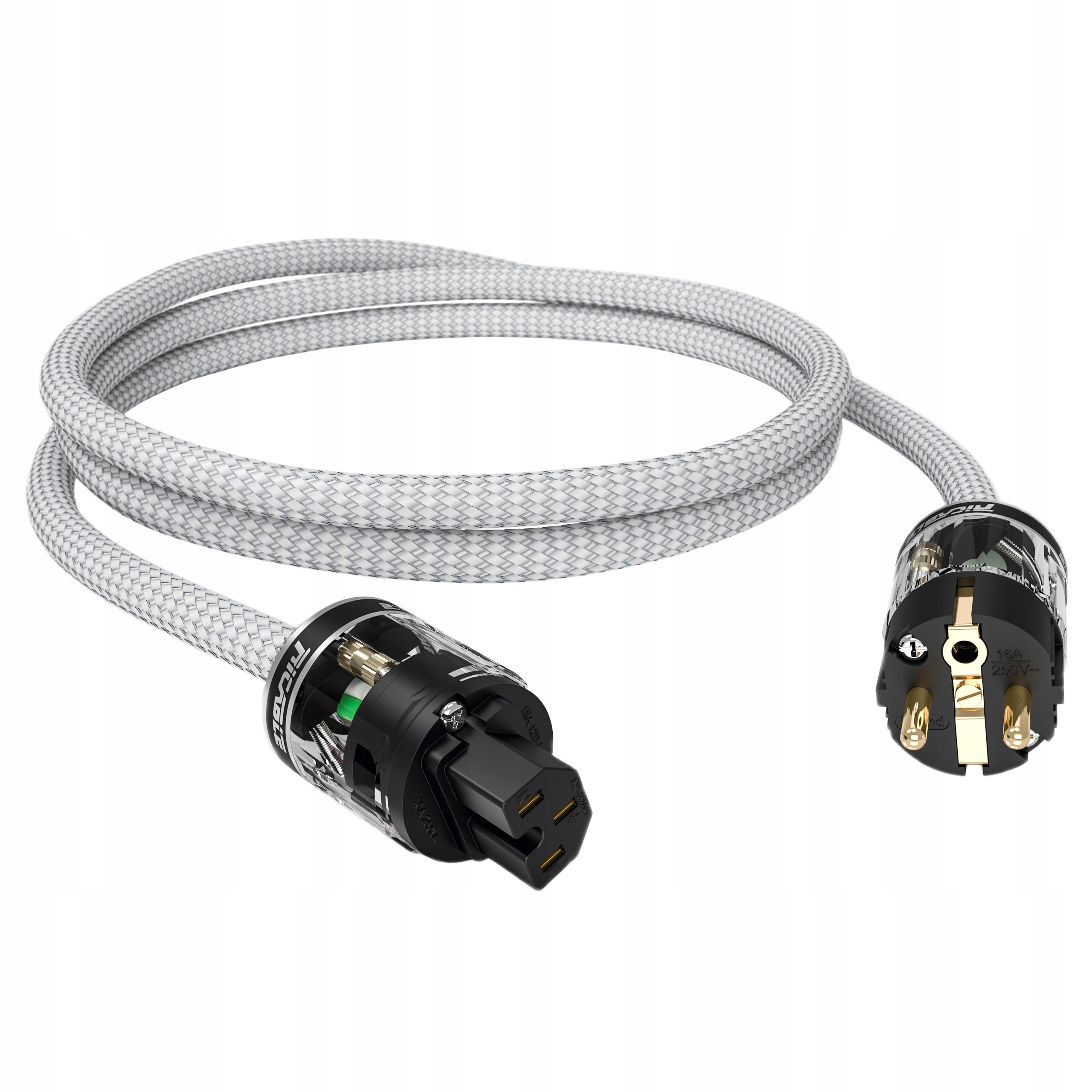 Ricable Primus Power Kabel Zasilający 33A Do Hi-fi Schuko 16A Iec 10A 2m