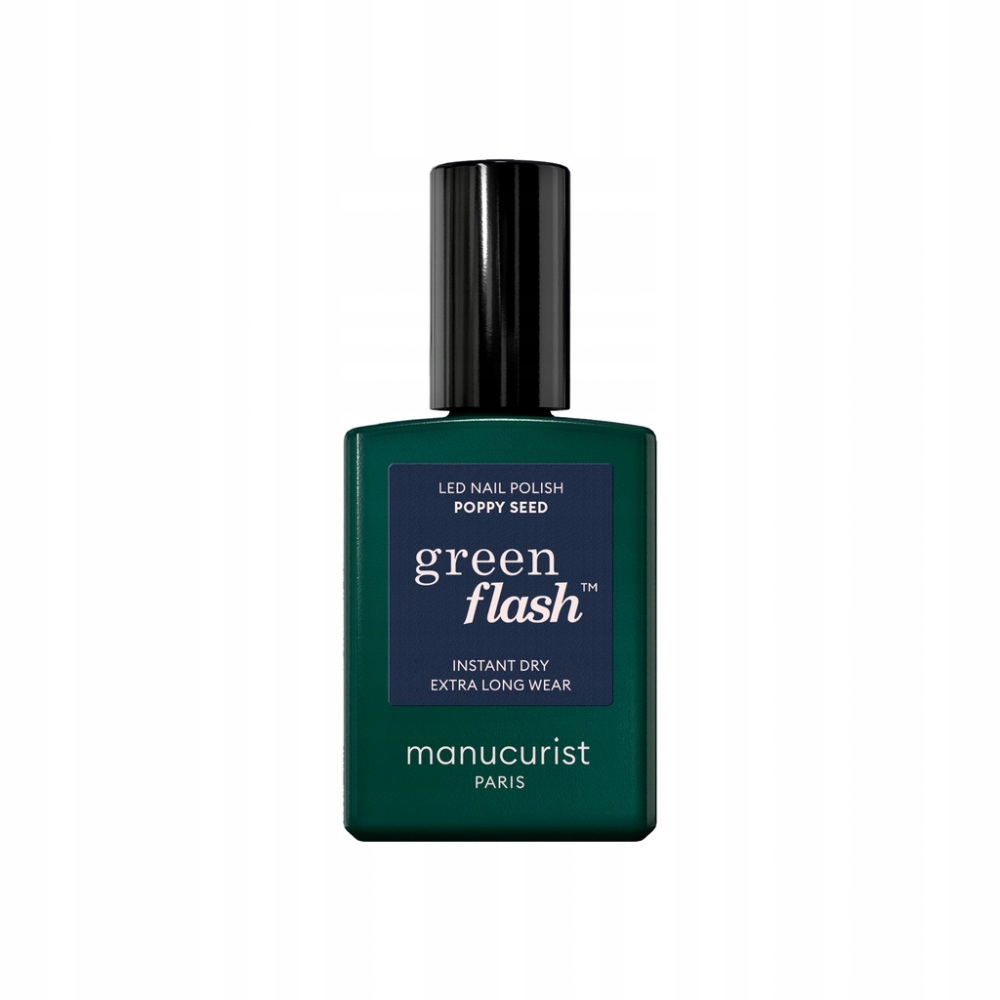 Manucurist Green Flash Led Gel Nail Lacquer Lak Na Nehty Poppy Seed