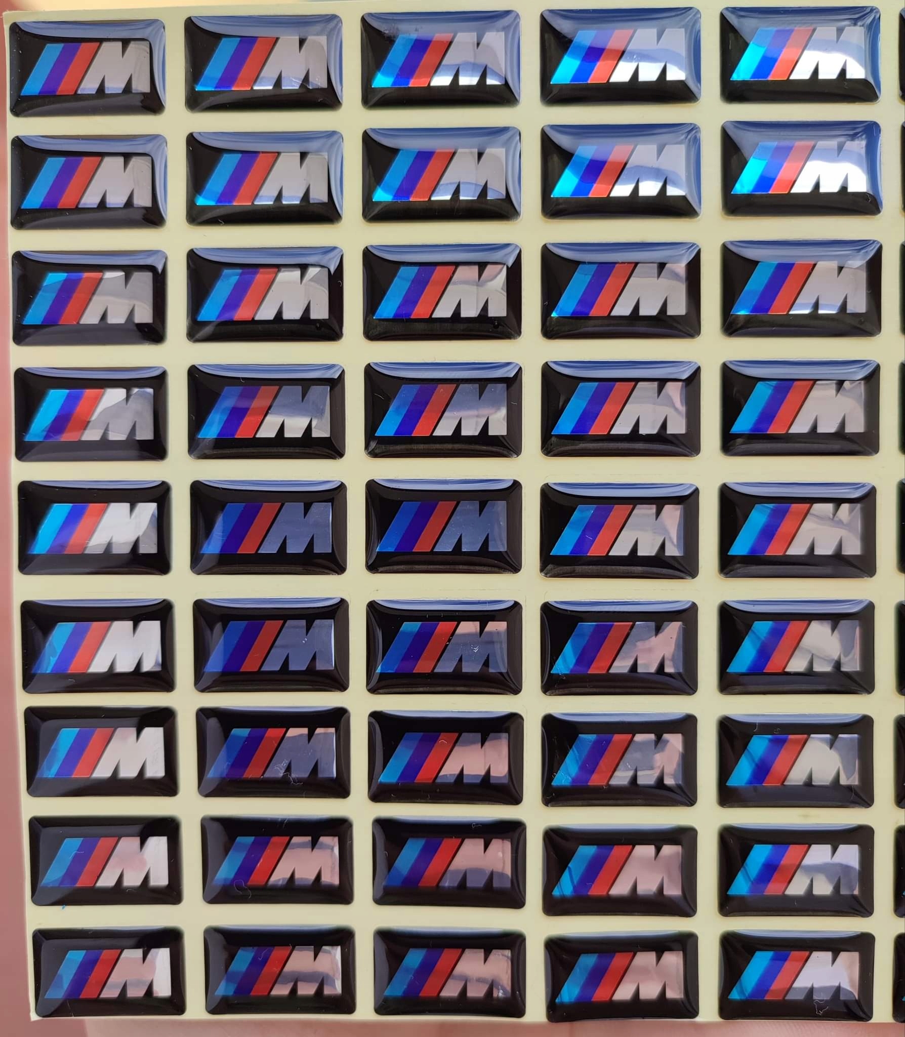

10 sztuk Naklejka Emblemat Logo Felgi Bmw M Power